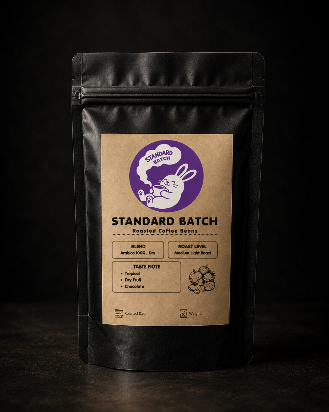 04 Arabica 100% Dry Medium Light